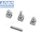 Aobo 180 Degree M. S. Zinc Plated AISI 316 Screw-on Three Joint Hinge
