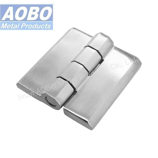 Factory Wholesale Precision Cast Stainless Steel AISI316 Industrial Heavy Duty Enclosure Cabinet Door 60*60mm Screw on Hinge with Studs