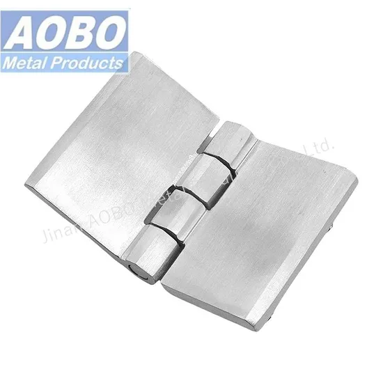 Aobo 50X76mm Distribution Cabinet Electrical Industrial Door SS316 Hinge with Threaded Studs M6