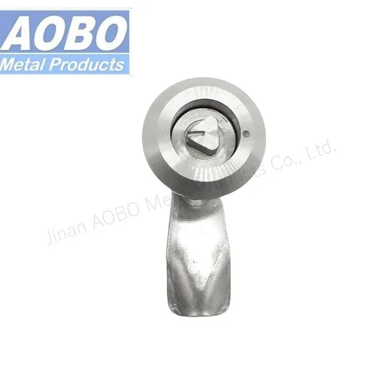 Aobo Factory Precision Casting Cabinet Door Panel Lock Compression Latch AISI316 Triangle Lock with Marking