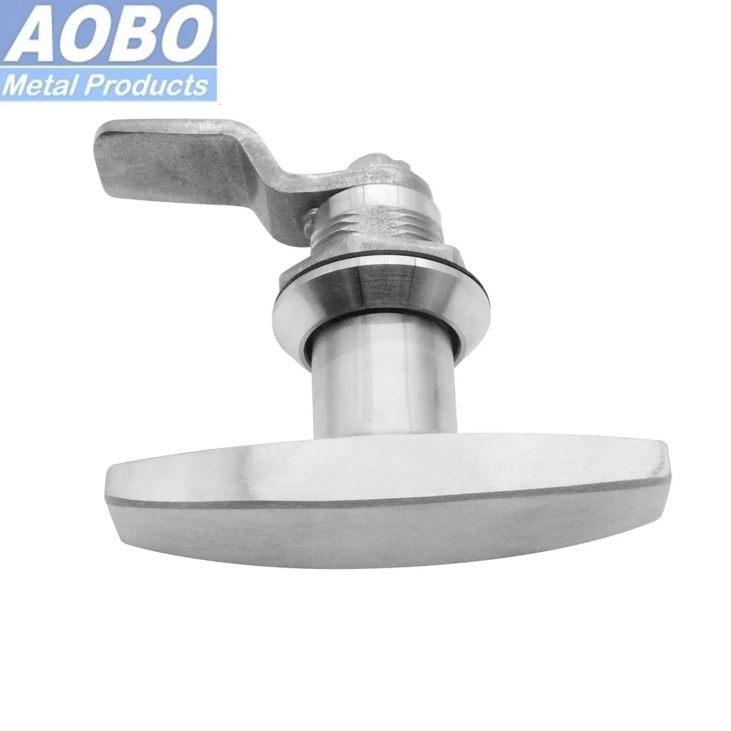 Stainless Steel Lever Door T Handles Non Locking Switchroom Cabinet Lock