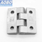 Stainelss Steel Casting Flat Hinge with 4 Holes for Electric Power Cabinet