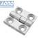 Aobo 60X60mm Distribution Cabinet Door SS316 Hinge with Countersunk Screw M8