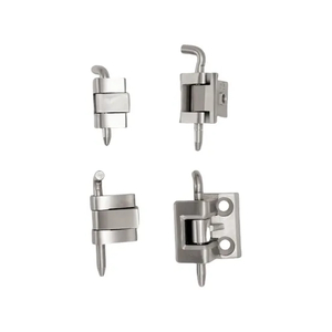 Stainless Steel & Zinc Alloy Detachable Locking Lift-off Hinges Furniture Removable Hinges