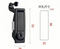 Aobo Zinc Alloy Black Flat Panel Chassis Electrical Cabinet Lock Compression Lock Bounce Switch Cabinet Distribution Lock