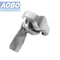 Aobo None Locking Handle Stainless Steel Cam Latch Padlockable Electric Panel Cabinet Lock Quarter Turn Latch