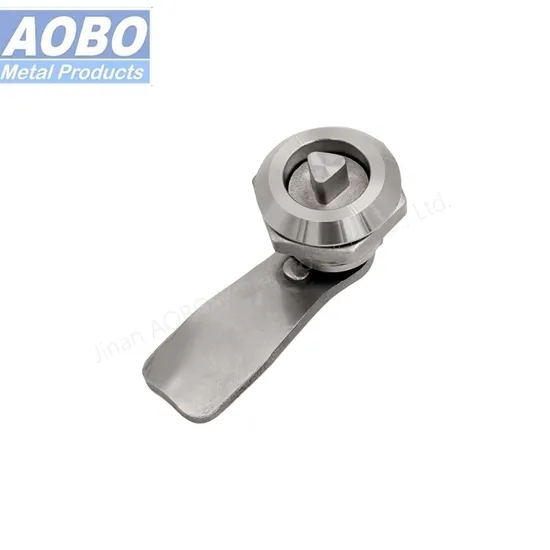 Aobo Manufactory Distribution Cabinet Door Panel Lock 7mm Triangular Lock Core AISI316 Quarter Turn Cam Lock