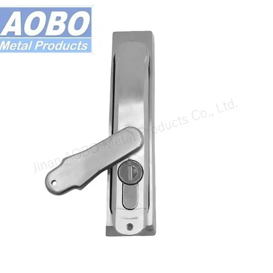 Aobo Premium Connecting Rod Lock 316 Stainless Steel Door Swing Handle Lock with Key 333