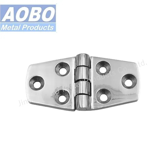 Aobo Wholesale Marine Accessories 316 Stainless Steel Boat Hinge Casting Marine Hinge