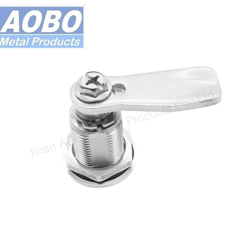 Aobo Heavy Duty Electrical Cabinet Door Lock AISI316 Large Version Fix Grip Range Compression Latch Cylinder 2X4 Slot Cam Lock