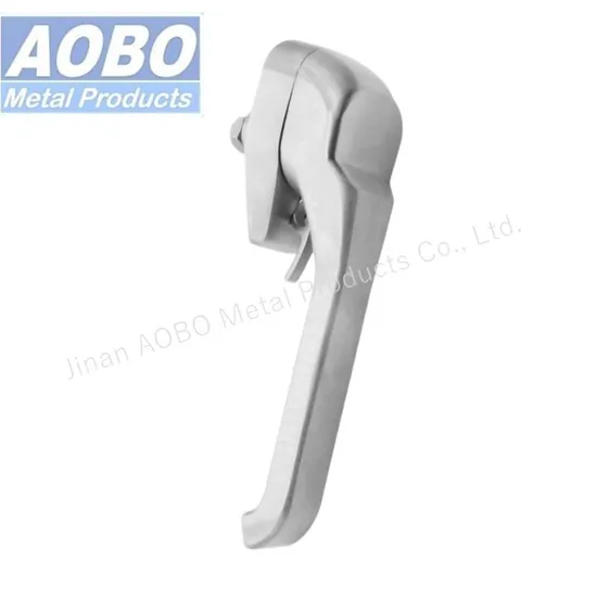 Cabinet Lock Powder Coated Stainless Steel 316 Handle Heavy Duty Swing Handle Padlockable Lock Latch for Train, Railway and Electric Panel Door