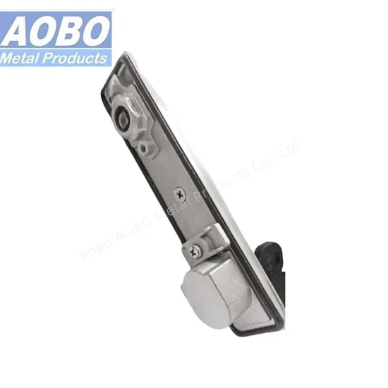 AISI316 Thin Flat Swinghandle Latch Galvanized Zinc Alloy Insert Padlock with Key 333 Door Handle Lock Polishing Transformer Box Distribution Control Cabinet