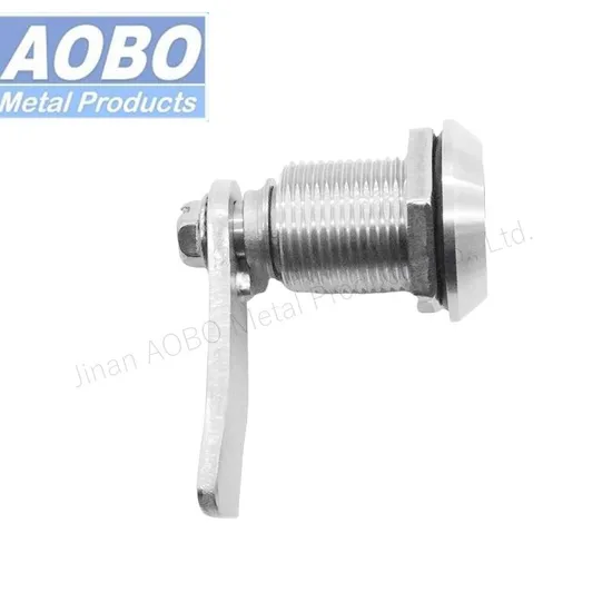 Safe High Quality Stainless Steel Slotted Recess Quarter Turn Cam Lock for Panel Cabinet Boxes Metal File Cabinet Locks