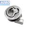 Stainless Steel Boat Cam Flush Pull Locker Locking Lift Flushmount Handle Deck Heavy Ring Slam Mount Marine Hatch Latches