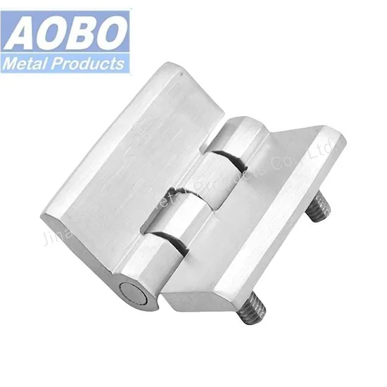 Aobo AISI316 50mm Distribution Cabinet Electrical Industrial Door Hinge with Threaded Studs M6