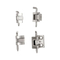 Stainless Steel & Zinc Alloy Detachable Locking Lift-off Hinges Furniture Removable Hinges