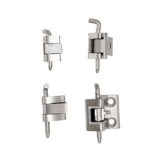 Stainless Steel & Zinc Alloy Detachable Locking Lift-off Hinges Furniture Removable Hinges