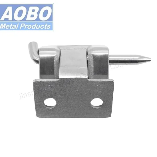 Aobo 180° Countersunk Screw M6 Hinge Pins Electric Locker Corner Cabinet Hinge with Two Screw Holes Locks for Electric Boards