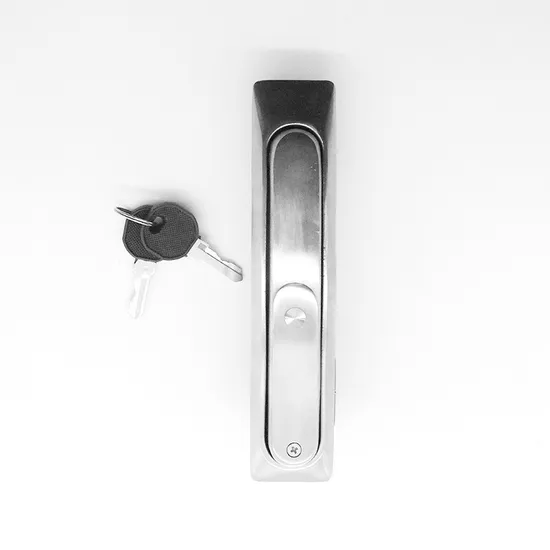 Aobo Waterproof IP65/66 Swing Handle Stainless Steel AISI316 3-Point Locking Mechanism Enclosure Plane Panel Lock Latch