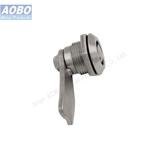 Aobo Durable Industrial High Speed Rail Safety Gate SUS316 Hexagon Male Insert Quarter Turn Waterproof IP65 Cam Lock
