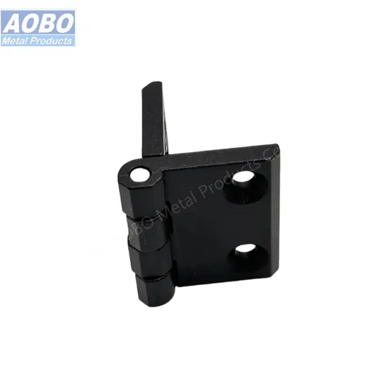 Aobo Flat Black Zinc Alloy Hinge with Countersunk Industry Cabinet Black Butt Hinge