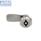 Aobo Cabinet Lock Wholesale Safety Electric Cabinet Metal Box Cylinder Triangle Keyed Double Bit Cam Lock