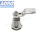 Stainless Steel AISI316 Square Lock Cylinder Quarter Turn Cam Compression Latch Lock Railway Standard