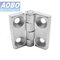 Aobo 60X60mm Distribution Cabinet Door SS316 Hinge with Countersunk Screw M8