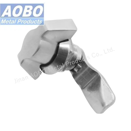 Aobo Wing Knob Quarter Turn Handle Stainless Steel 316 Thumb Cam Lock 1/4 for Electric Rittal Panel