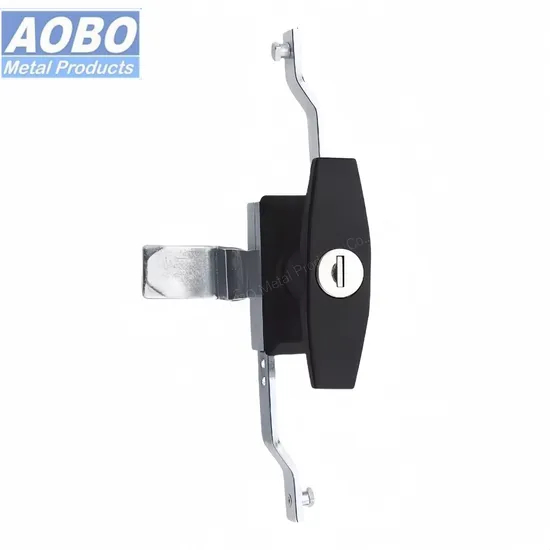 Aobo Black Plastic Chrome Zinc Alloy Cabinet Tee Panel Key 1333 T-Handle with Rod Control