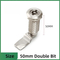 Aobo Stainless Steel Lengthening 50mm 62mm Lock Housing Quarter Turn Triangular Double Bit Square Tubular Electronic Cam Lock