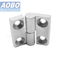 Aobo SS316 60mm Lift Version Distribution Cabinet Door Disassembly Hinge with Countersunk Screw M8