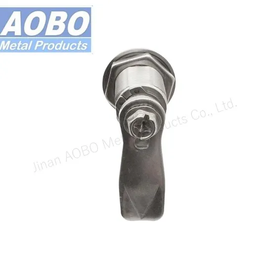Aobo Factory Precision Casting Cabinet Door Panel Lock Compression Latch AISI316 Triangle Lock with Marking
