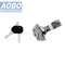 Stainless Steel Wing Thumb Knob Cam Lock Handle with Key 333 Cylinder Quarter Turn Latch Cam Lock with Key Electrical Panel Cabinet Door