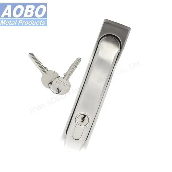 Aobo AISI316 Zinc Alloy Lock Insert Brass Key Swinghandle Panel Lock