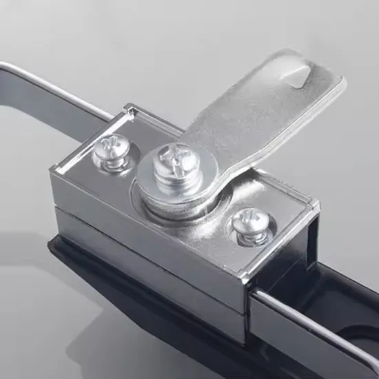 Aobo Zinc Alloy Black Surface Panel Electric Cabinet Waterproof Tubular Swinghandle Latch Cam Lock Rod Control