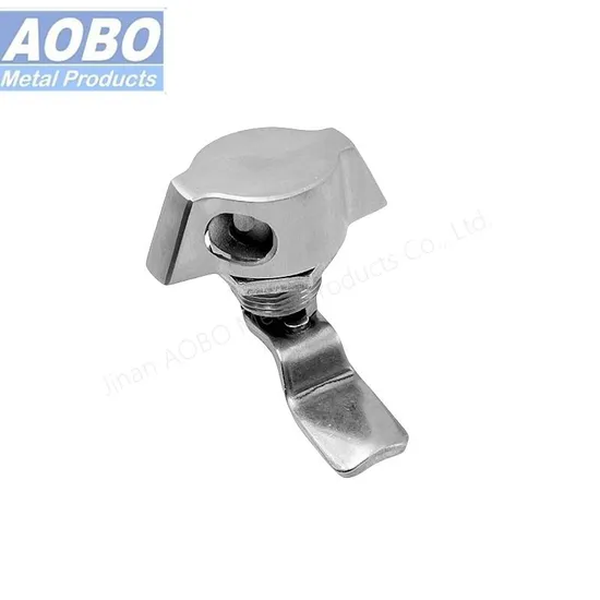 Aobo Customizable SS316 Mailbox Cabinet Door Quarter Turn Cam Lock Latch Wing Knob Padlock