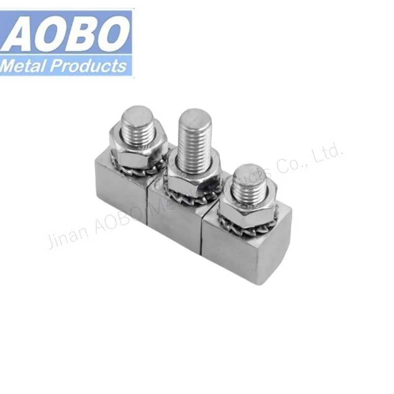 Aobo Industrial Heavy Duty 180 Degree Screw on Block Hinge with Fastening Nut