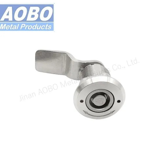 Aobo CNC Large Version AISI 316 Fixed Grip Range Key Operated Cabinet Door Panel Lock Compression Latch for Railway Transportation