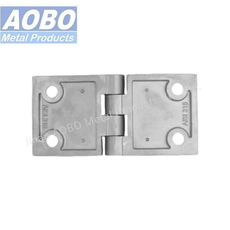Aobo 60X120mm Distribution Cabinet Door SS316 Hinge with Countersunk Screw M8
