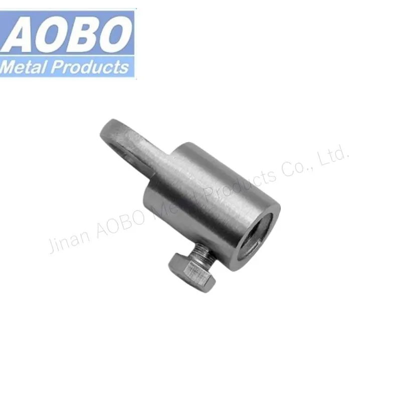 Aobo Heavy Industry Custom Lock Parts Rod Guide SS316 Rod Control Fitting Adapter with Screw