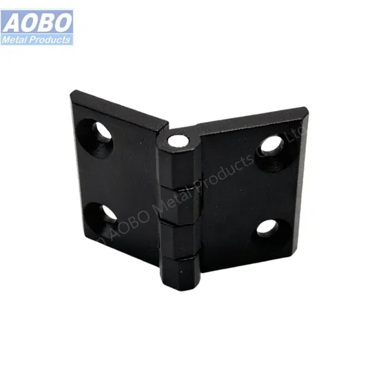 Aobo OEM Zinc Die Cast Black Powder Coated Electrical Butt Cabinet Hinge