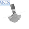 Industrial Cabinet Quarter-Turn for Padlock Stainless Steel Padlockable Wing Knob Cam Lock Latch