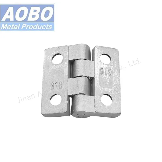 Aobo Transformer Station SS316 30mm ISO9001 Automatic Equipment Butt Hinge