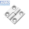 Stainelss Steel SUS316 Hot Sale Heavy Duty Gate Lift off Detachable Flat Hinge with 4 Holes Network Cabinet Bisagras