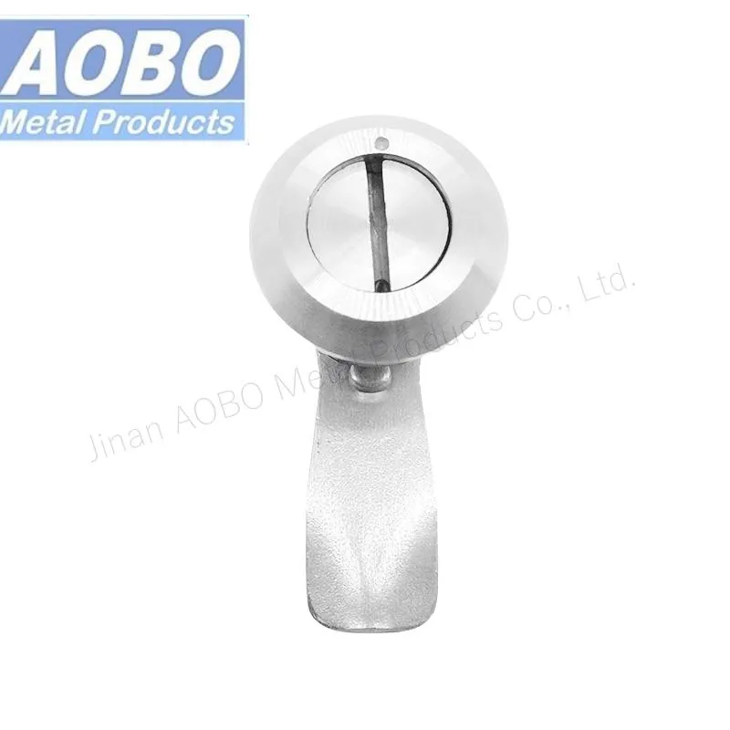 Aobo Heavy Duty Electrical Cabinet Door Lock AISI316 Large Version Fix Grip Range Compression Latch Cylinder 2X4 Slot Cam Lock