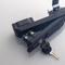 Aobo Zinc Alloy Black Surface Panel Electric Cabinet Waterproof Tubular Swinghandle Latch Cam Lock Rod Control
