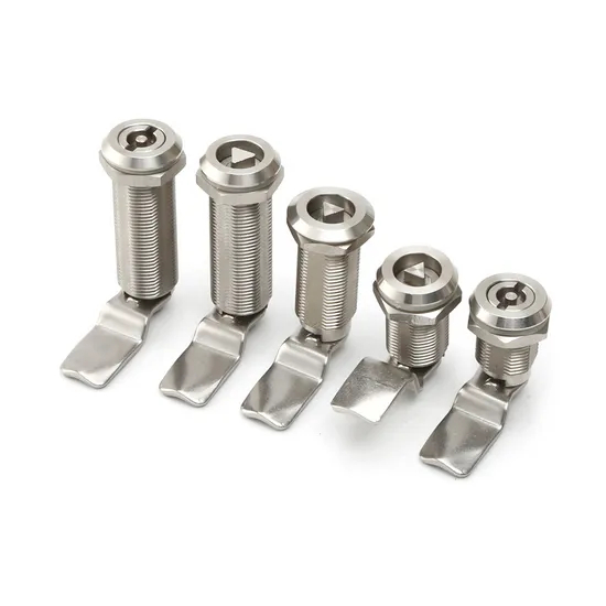 Aobo Stainless Steel Lengthening 50mm 62mm Lock Housing Quarter Turn Triangular Double Bit Square Tubular Electronic Cam Lock