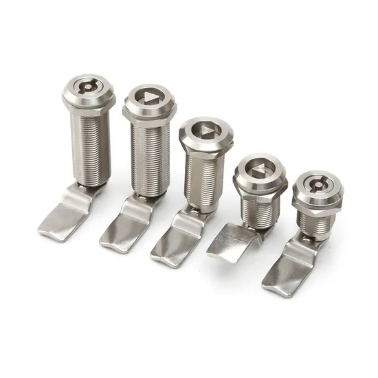 Aobo Stainless Steel Lengthening 50mm 62mm Lock Housing Quarter Turn Triangular Double Bit Square Tubular Electronic Cam Lock