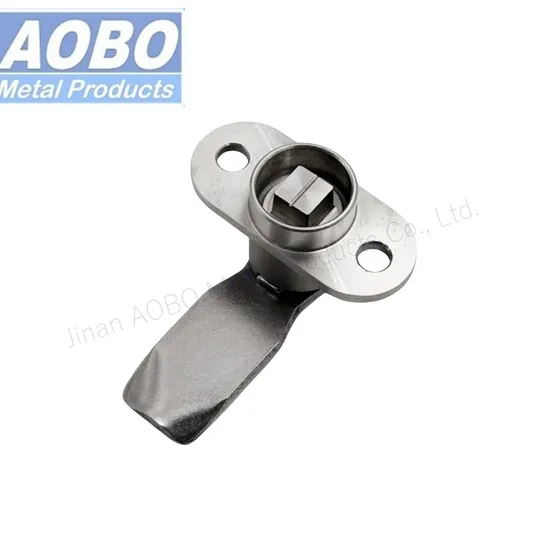 Aobo Factory OEM Durable Casting SUS316 Square Lock Core Electrical Cabinet Waterproof Level IP65 Quarter Turn Cam Lock